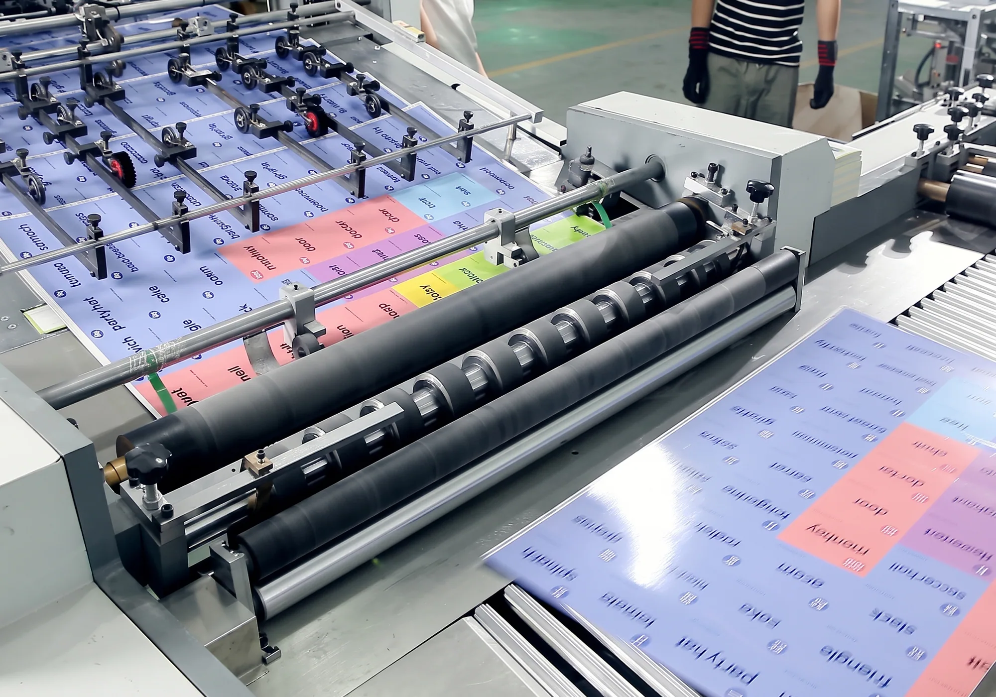 Lamination & Finishing in the card printing factory